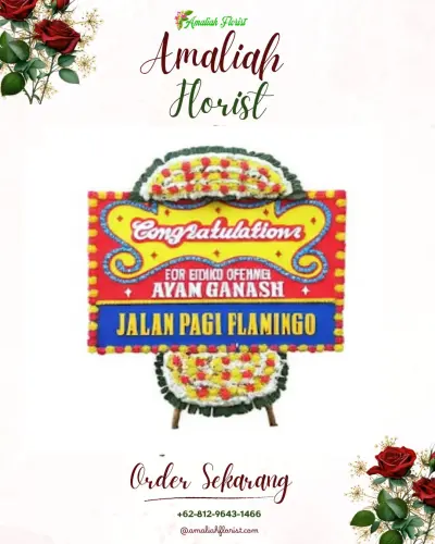 Bunga Papan Congratulation di Muncul